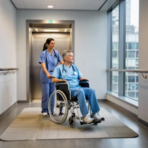 В многоэтажных домах, оснащенных лифтом