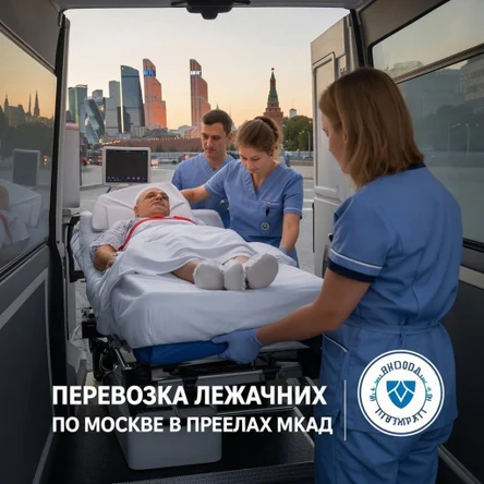 Перевозка лежачих больных по Москве в пределах МКАД